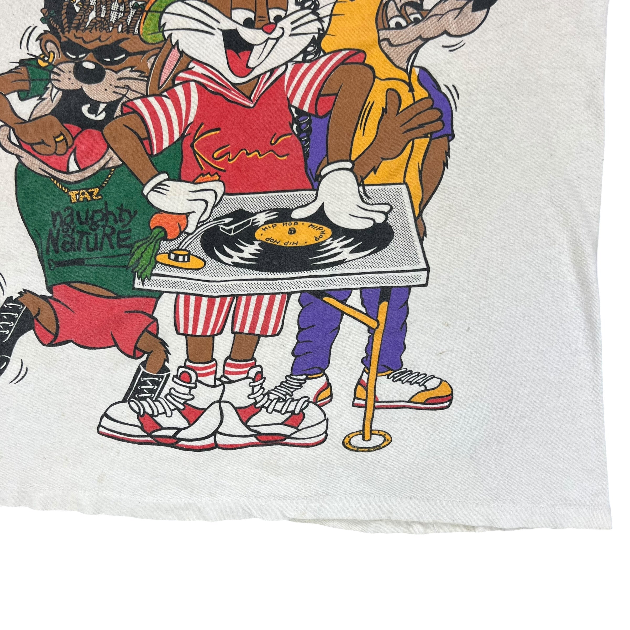 Vintage Naughty by Nature Looney popular Toon Hoodie T-shirt