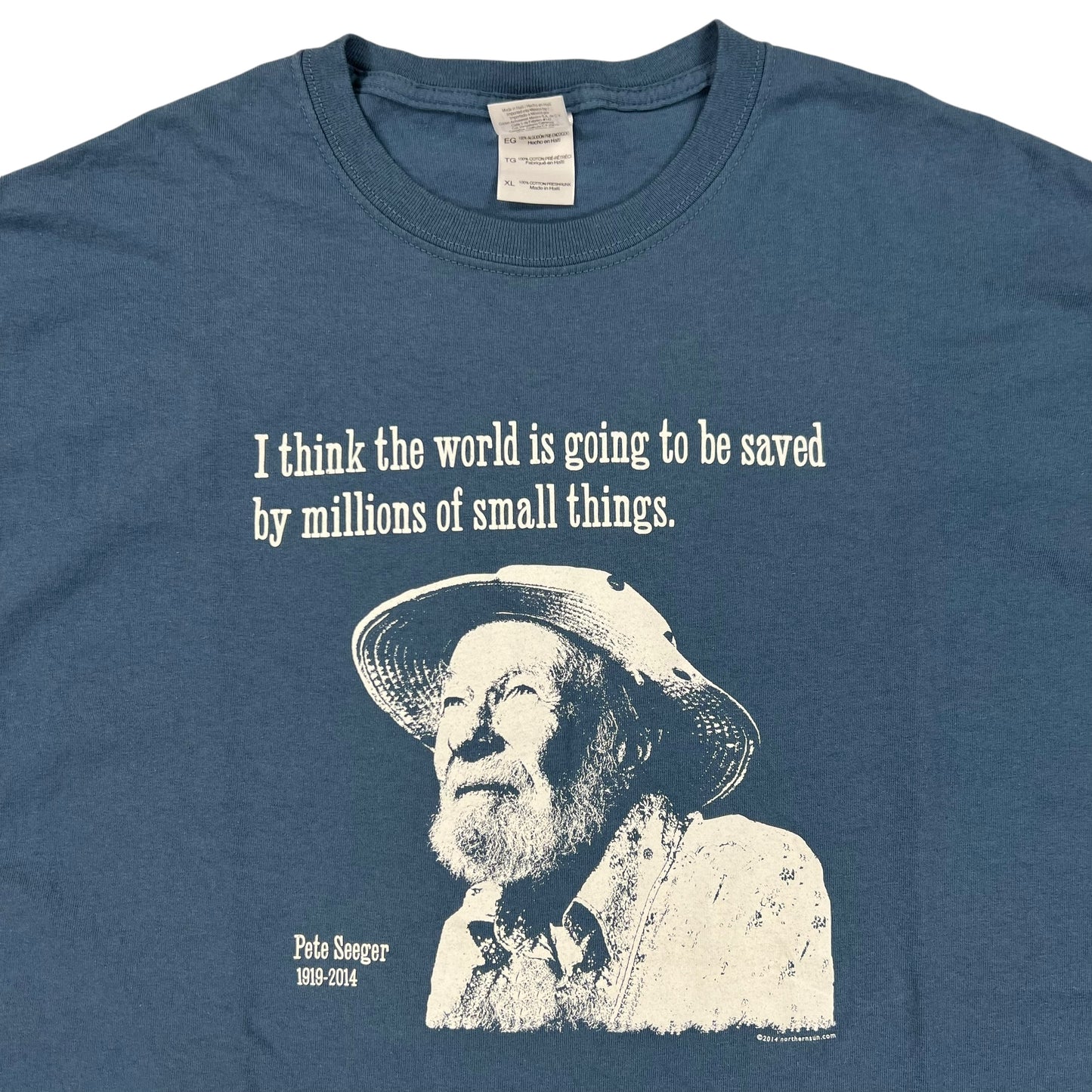 2014 Pete Seeger memorial tee (XL)