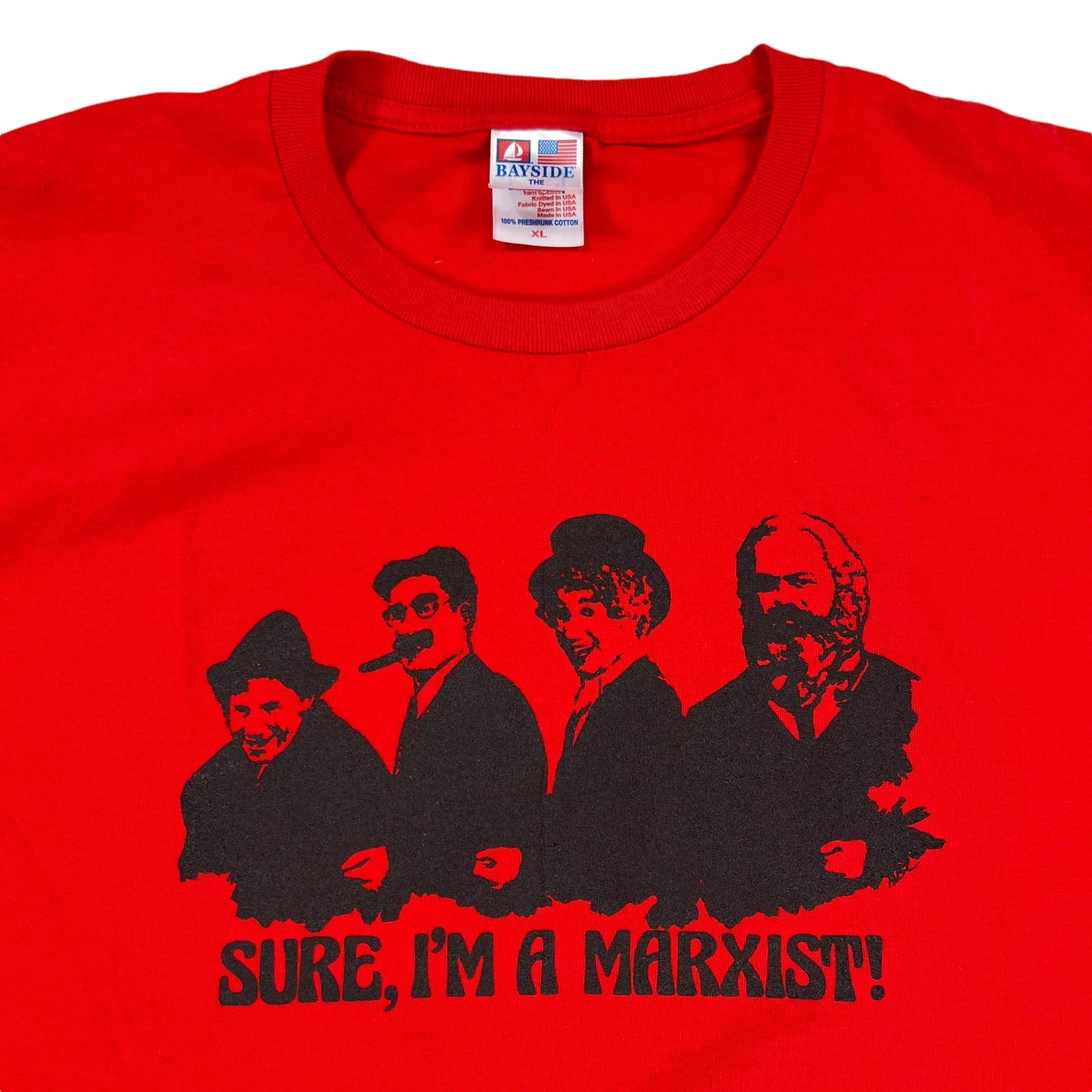 Vintage Y2K Sure, I’m a Marxist tee (XL)