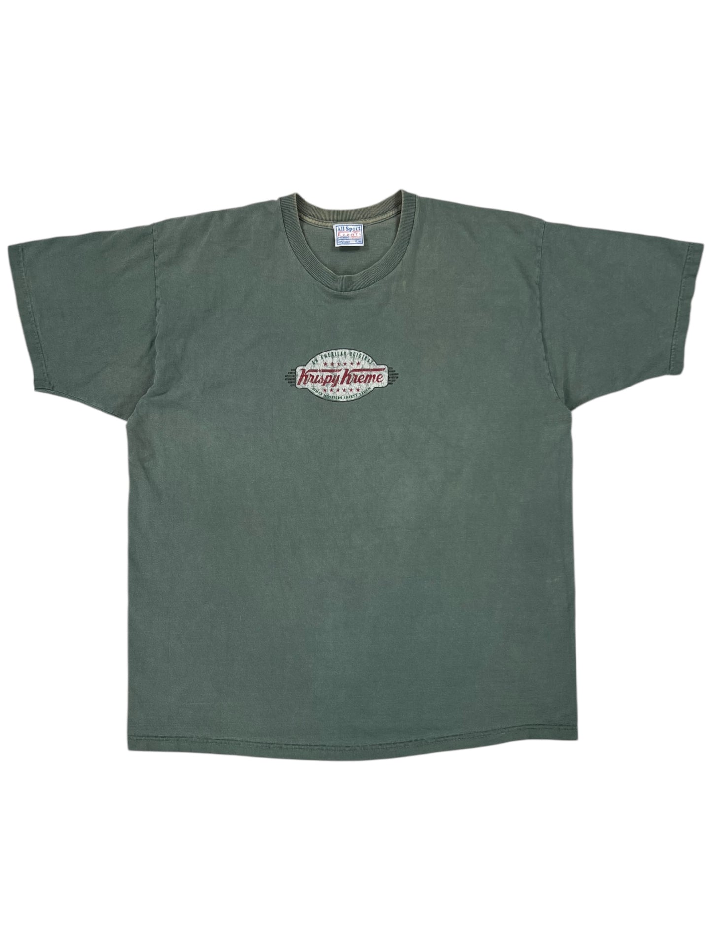 Vintage 90s Krispy Kreme donuts faded tee (XL)