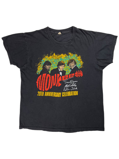 Vintage 1986 The Monkees 20th anniversary world tour tee (M)