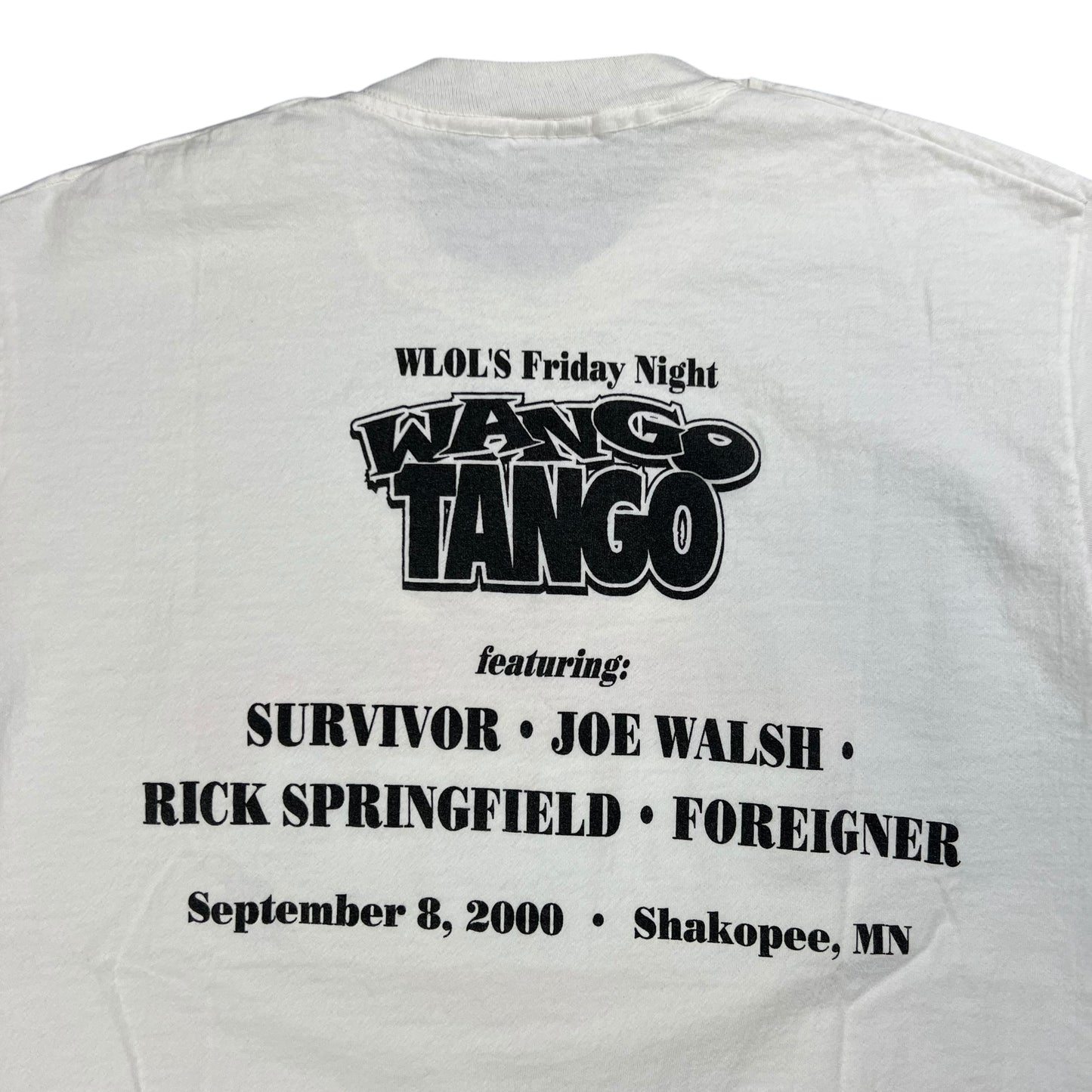 Vintage 2000 Classic Hits 100 Wango Tango band tee (M)