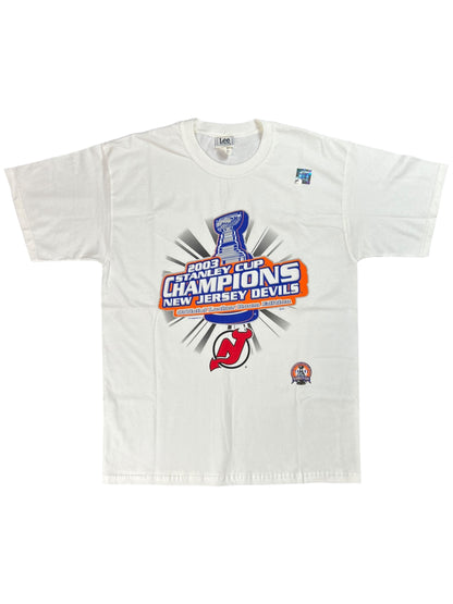 Vintage 2003 New Jersey Devils Stanley Cup champions tee (L) DS