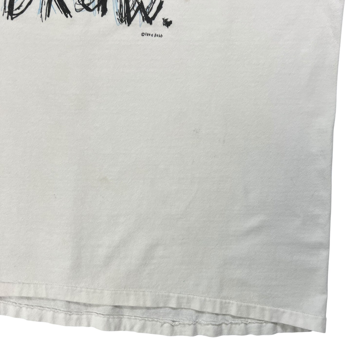 Vintage 90s Don’t Drink and Draw Fred Babb art tee (XL)