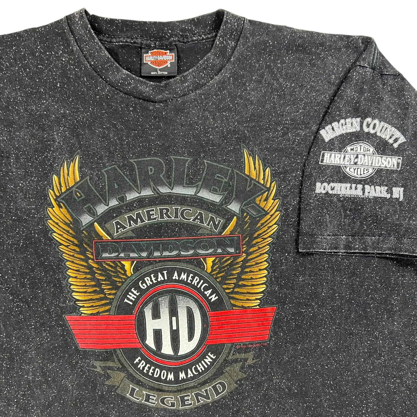 Vintage 1994 Harley Davidson American Legend all over print tee (XL)