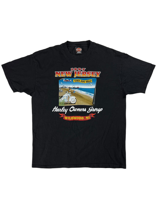 Vintage 1997 Harley Davidson New Jersey State Hog rally tee (XL)