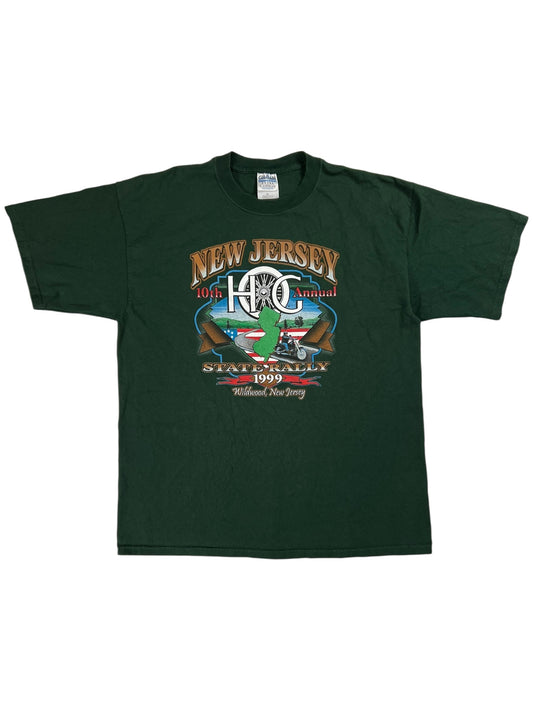 Vintage 1999 Harley Davidson New Jersey State Hog rally tee (XL)