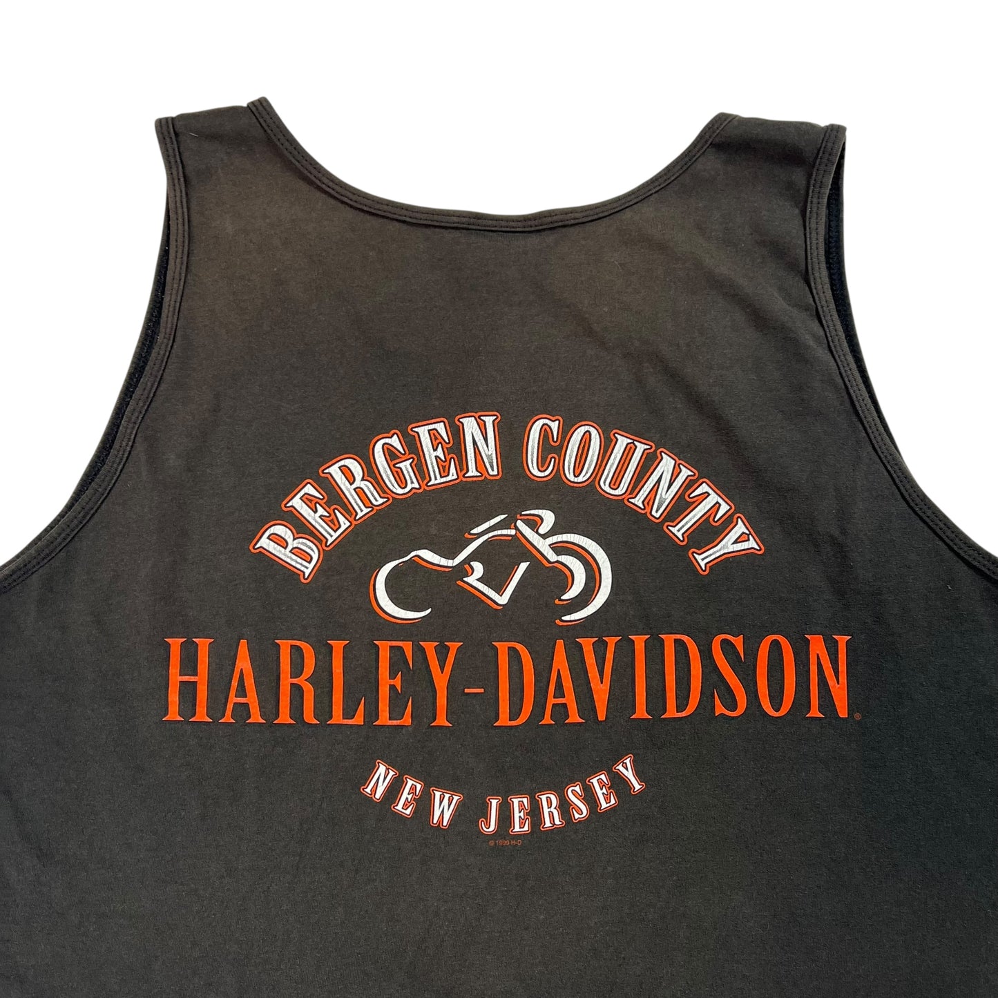Vintage 2000 Harley Davidson Caution: Highly Contagious faded tank top shirt (XL)