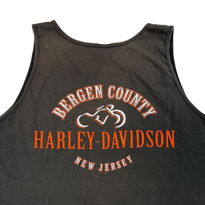 Vintage 2000 Harley Davidson Caution: Highly Contagious faded tank top shirt (XL)