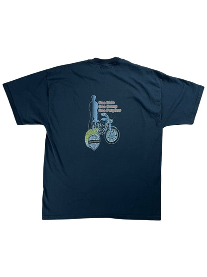Vintage 2006 A Ride to Remember Police memorial biker tee (L)