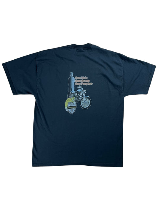 Vintage 2006 A Ride to Remember Police memorial biker tee (L)