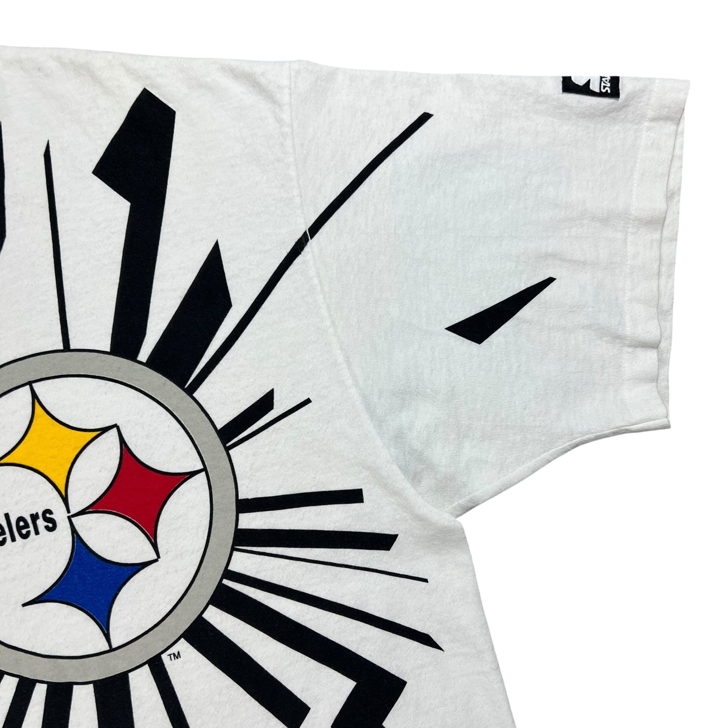 Vintage 1996 Starter Pittsburgh Steelers collision all over print tee (XL)