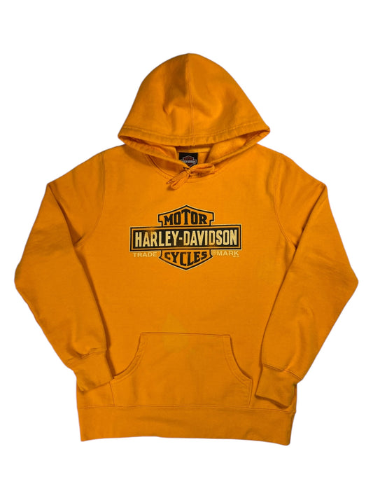 2011 Harley Davidson Motorcycles Orange femme biker hoodie (M)