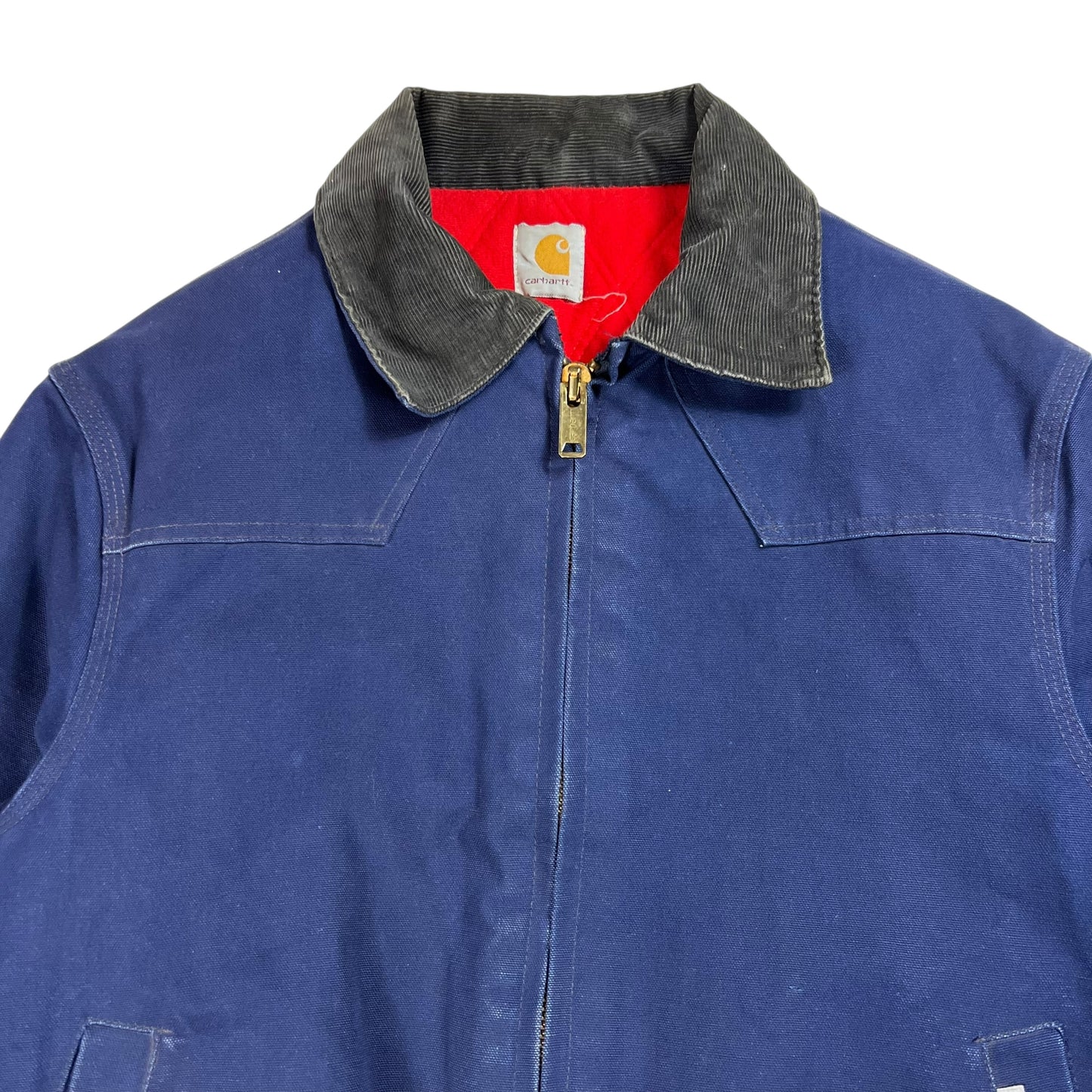 Vintage 80s Carhartt Santa Fe navy blue jacket (L)