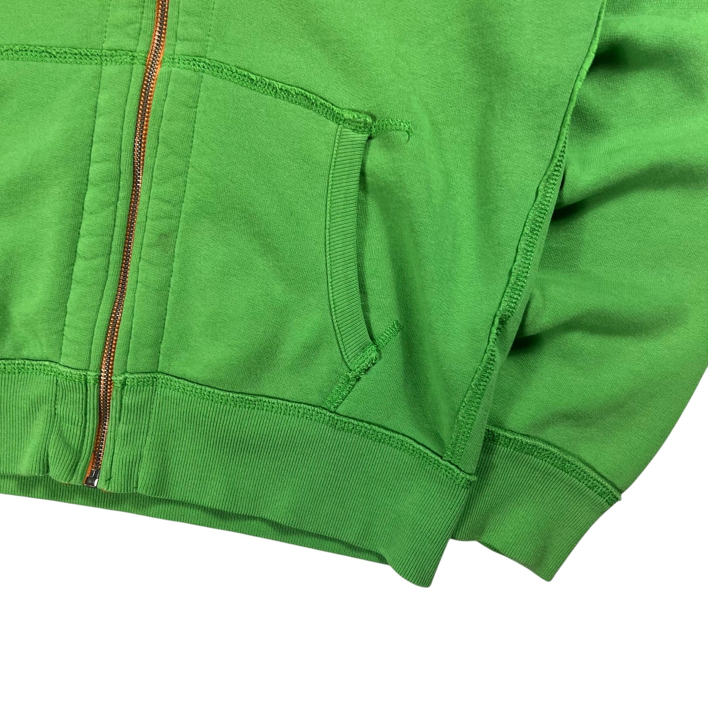 Vintage Y2K Polo Ralph Lauren mini horse green zip up hoodie (S)