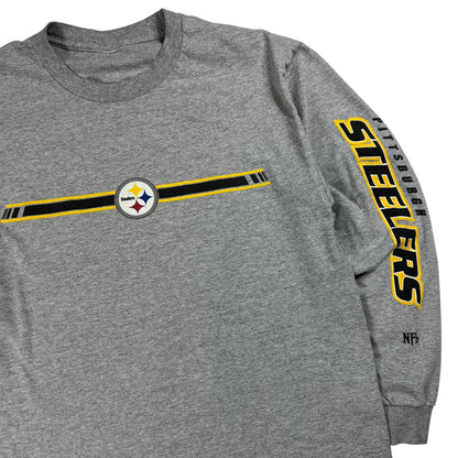 Vintage Y2K Pittsburgh Steelers long sleeve print shirt (L)