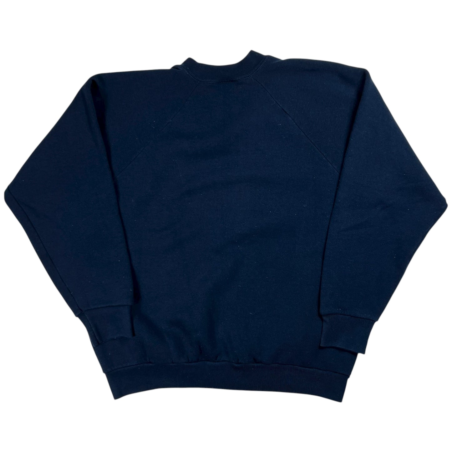Vintage 90s Fruit of the loom faded navy blank crewneck (M)