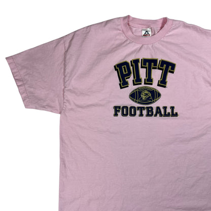 Vintage Y2K Pitt Panthers Football University of Pittsburgh pink tee (XXL)