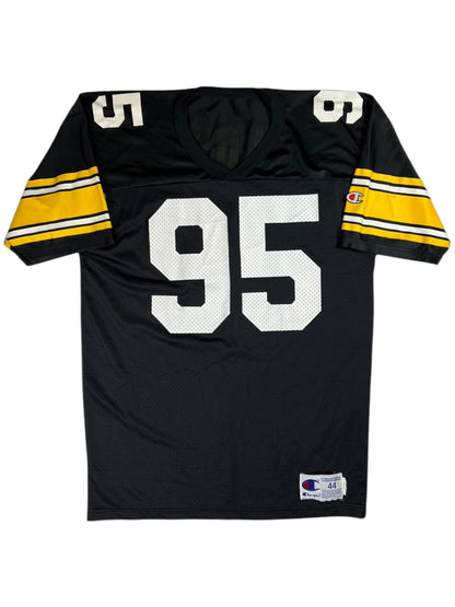 Vintage 90s Champion Pittsburgh Steelers Greg Lloyd NFL jersey (L)