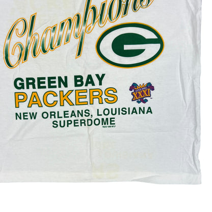 Vintage 90s Champion Green Bay Packers Super Bowl champs tee (M) DS NWT