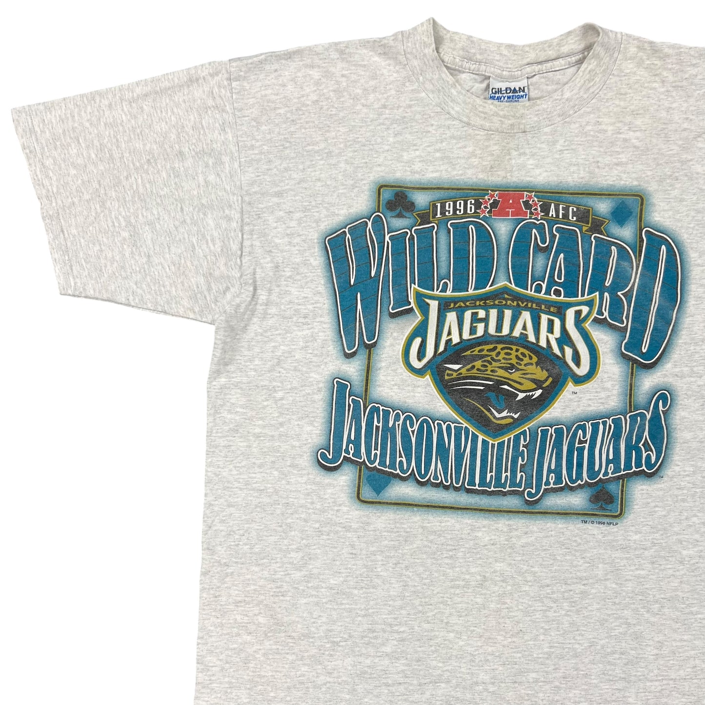 Vintage 1996 Jacksonville Jaguars Wild Card NFL tee (XL)