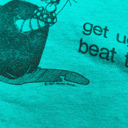 Vintage 1987 get ugly early… beat the rush! tee (L)