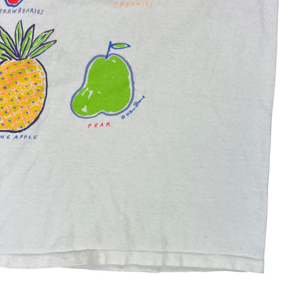 Vintage 90s Ken Done Fruit art tee (L)