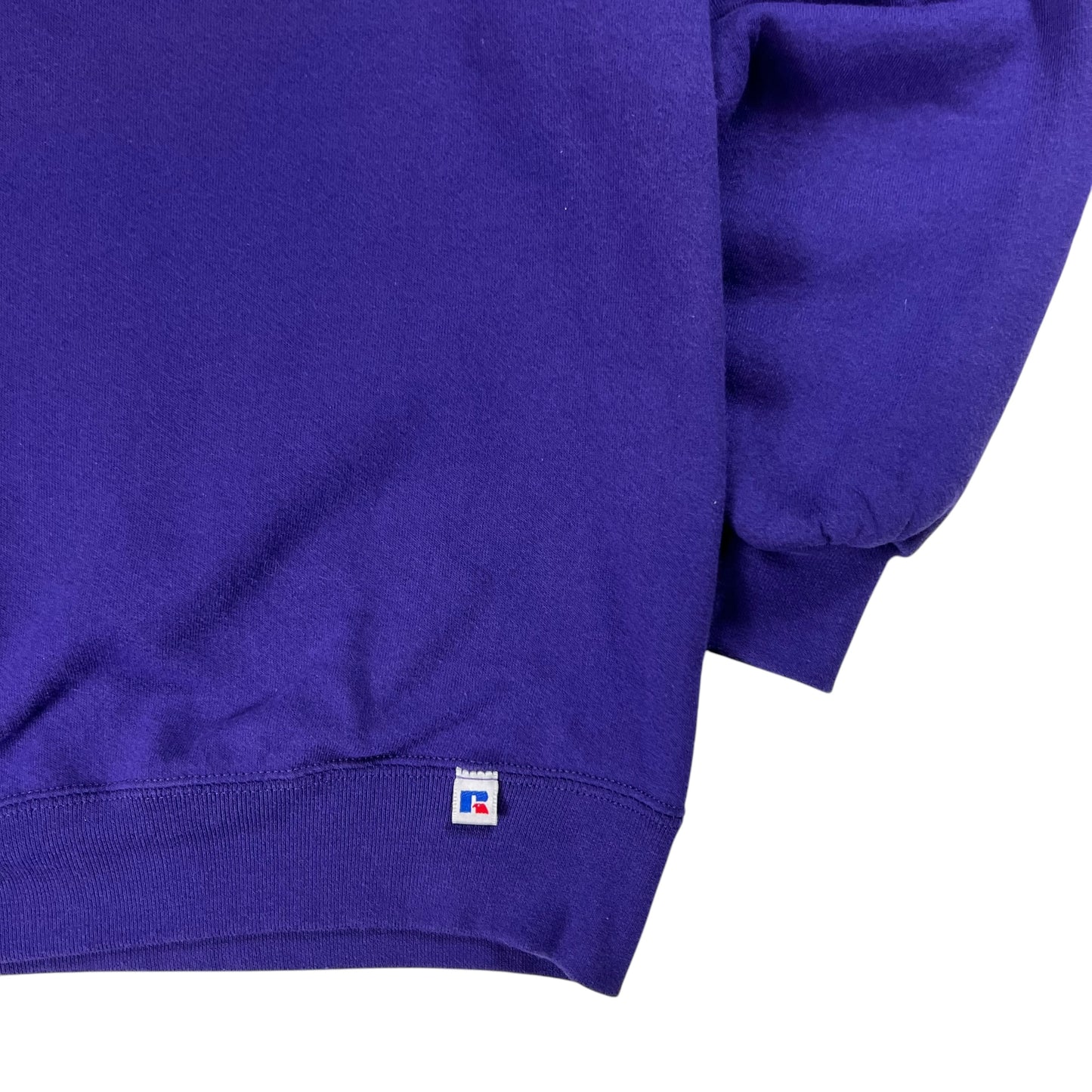 Vintage 90s Russell Athletic blank purple crewneck (L)