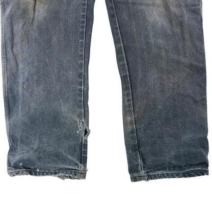 Vintage Y2K Dickies faded distressed black denim jeans (34x32)