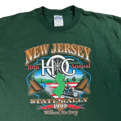 Vintage 1999 Harley Davidson New Jersey State Hog rally tee (XL)