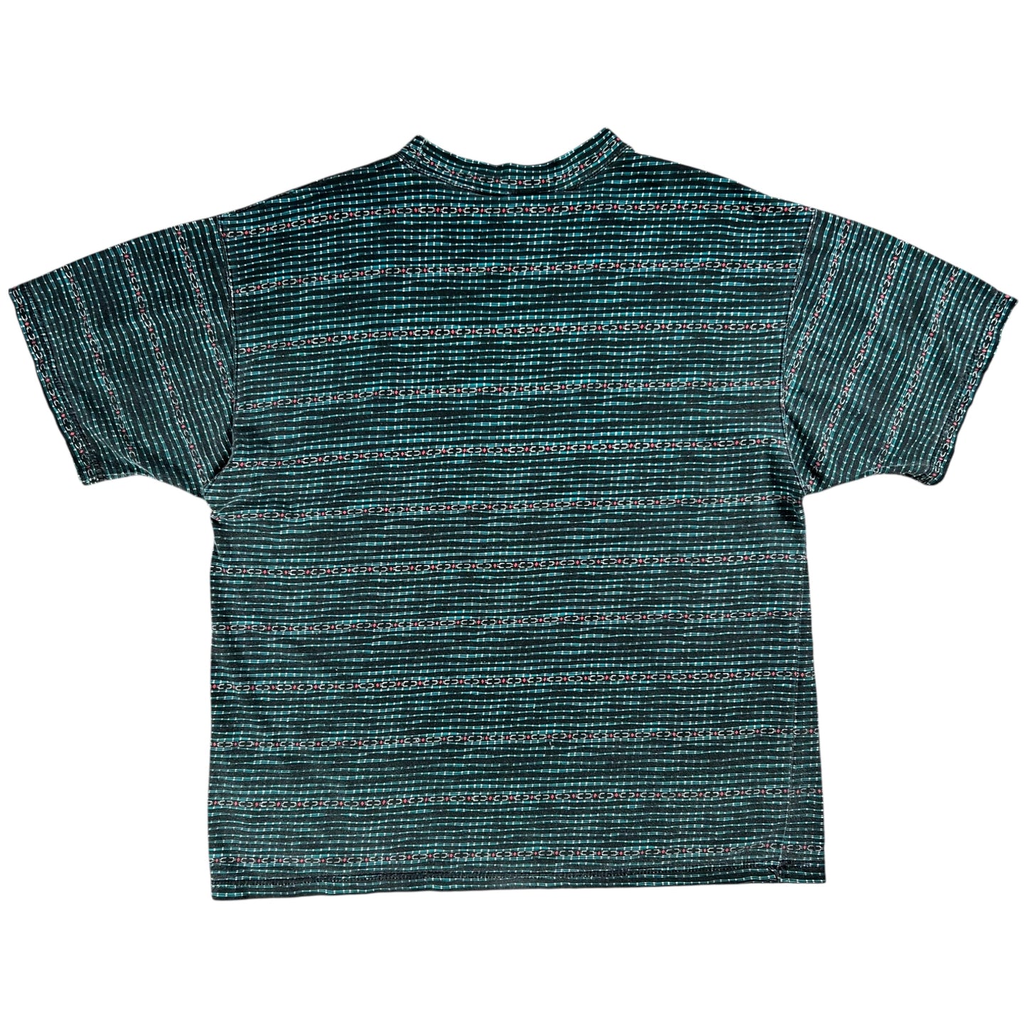 Vintage 90s Rusty Surf wear all over print tee (L)