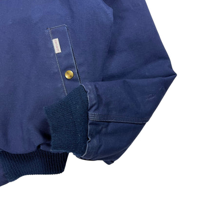 Vintage 80s Carhartt Santa Fe navy blue jacket (L)