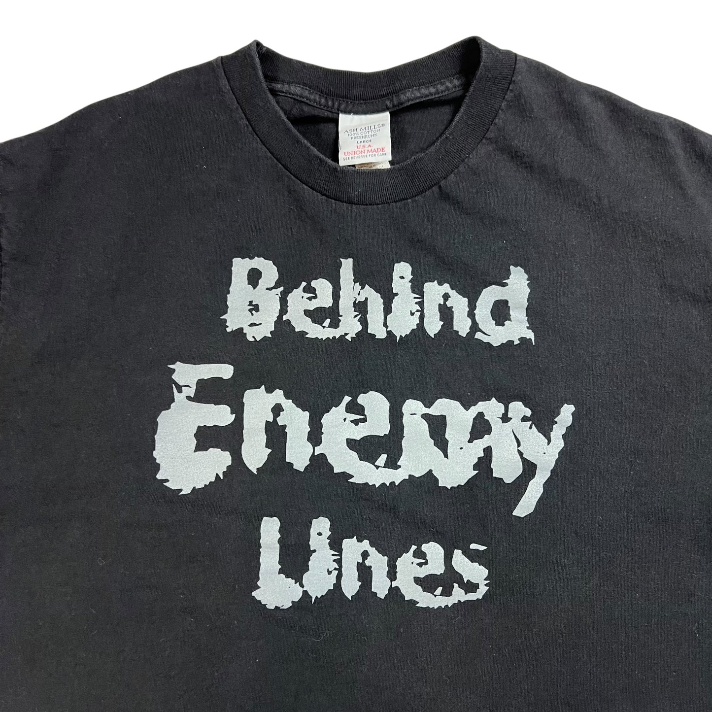Vintage Y2K Behind Enemy Lines Pittsburgh Punk Band tee (L)
