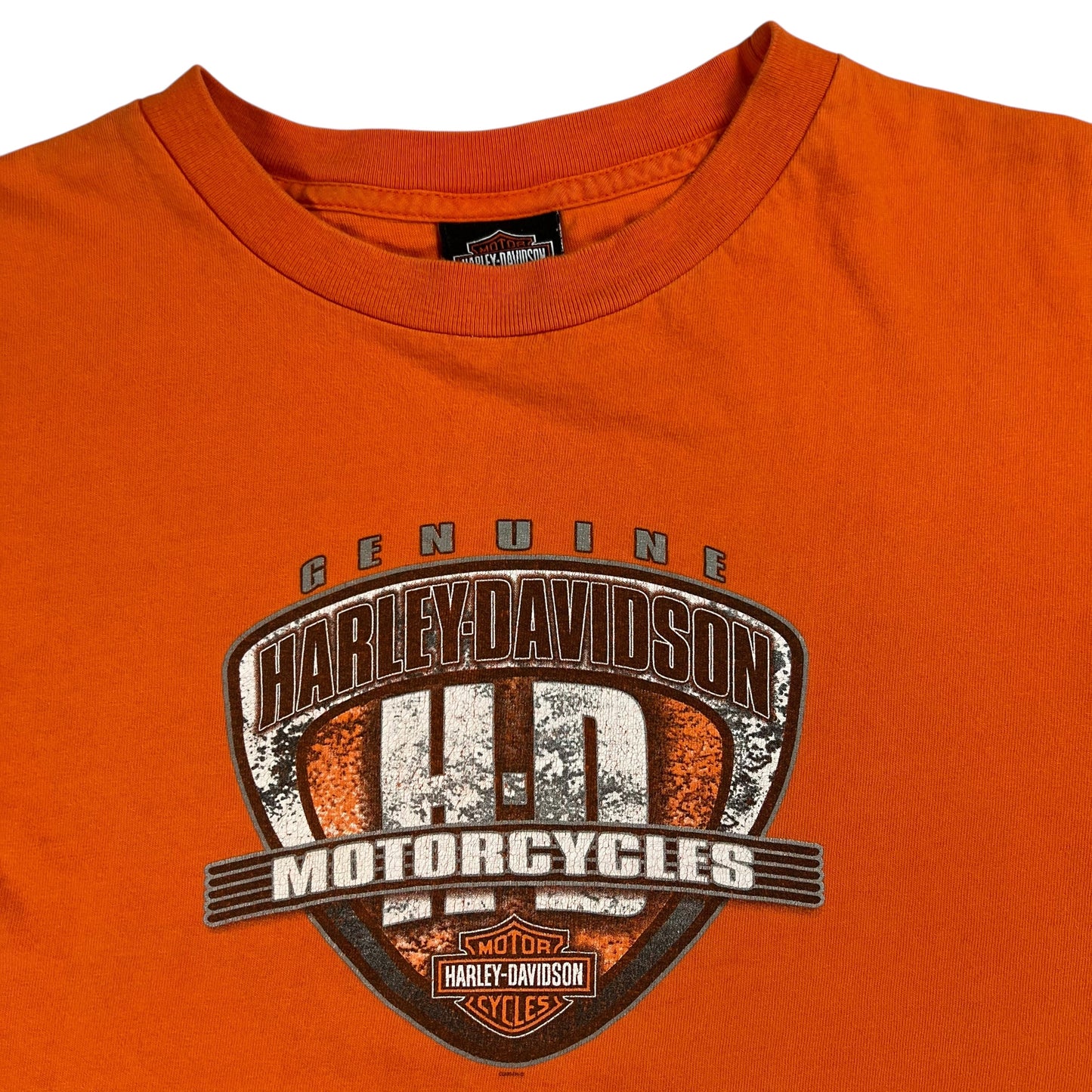 Vintage Y2K Harley Davidson Motorcycles faded tee (L)