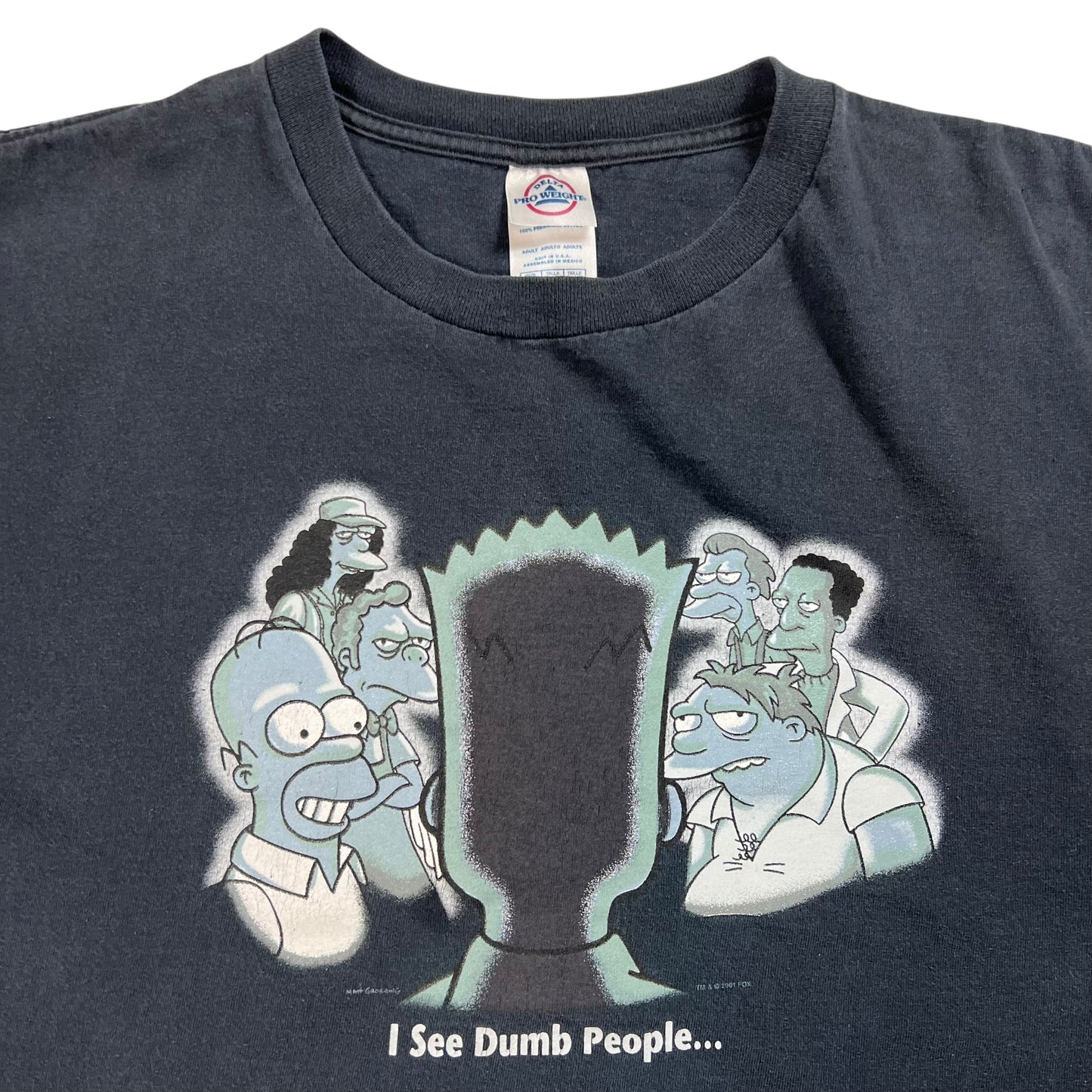 Vintage 2001 The Simpsons “I See Dumb People…” tee (L)