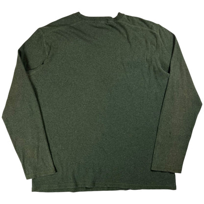 Vintage 90s Polo Ralph Lauren mini horse tonal long sleeve shirt (XL)