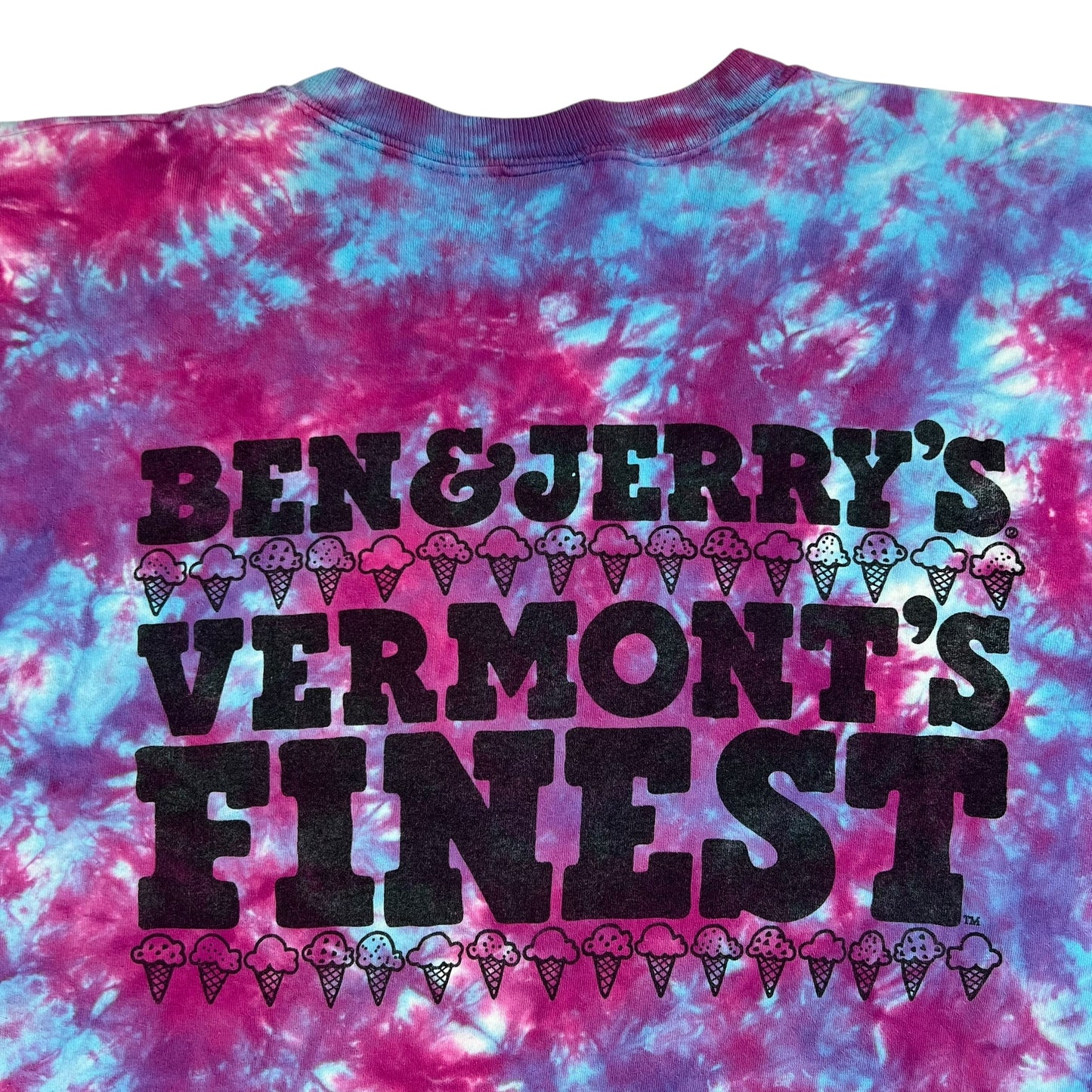 Vintage 90s Jerry Cherry Garcia Ben & Jerry’s Grateful Dead tie dye tee (L)