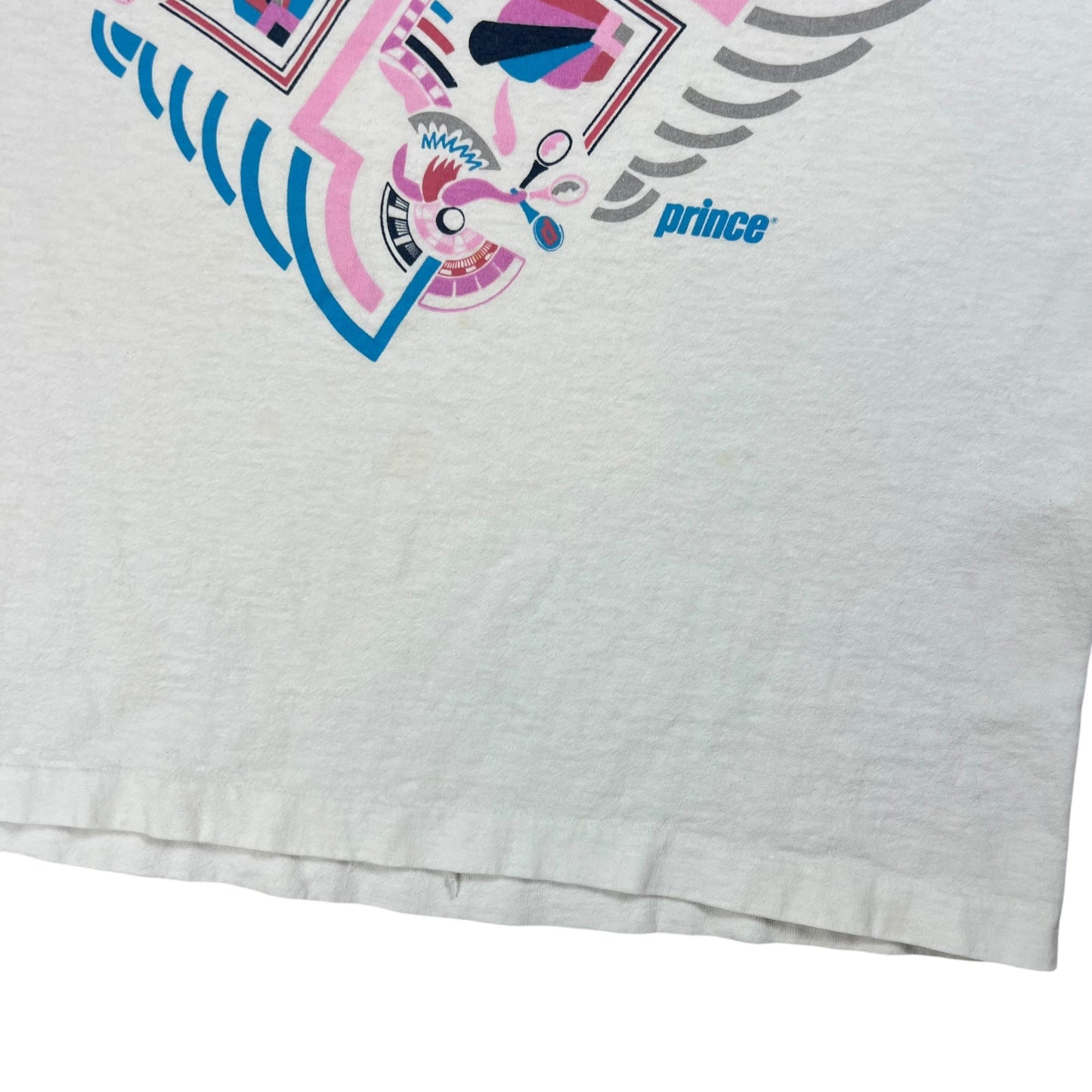Vintage 90s Prince Tennis abstract art tee (M)