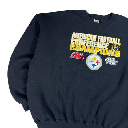 Vintage 2005 Pittsburgh Steelers AFC champions crewneck (XL)