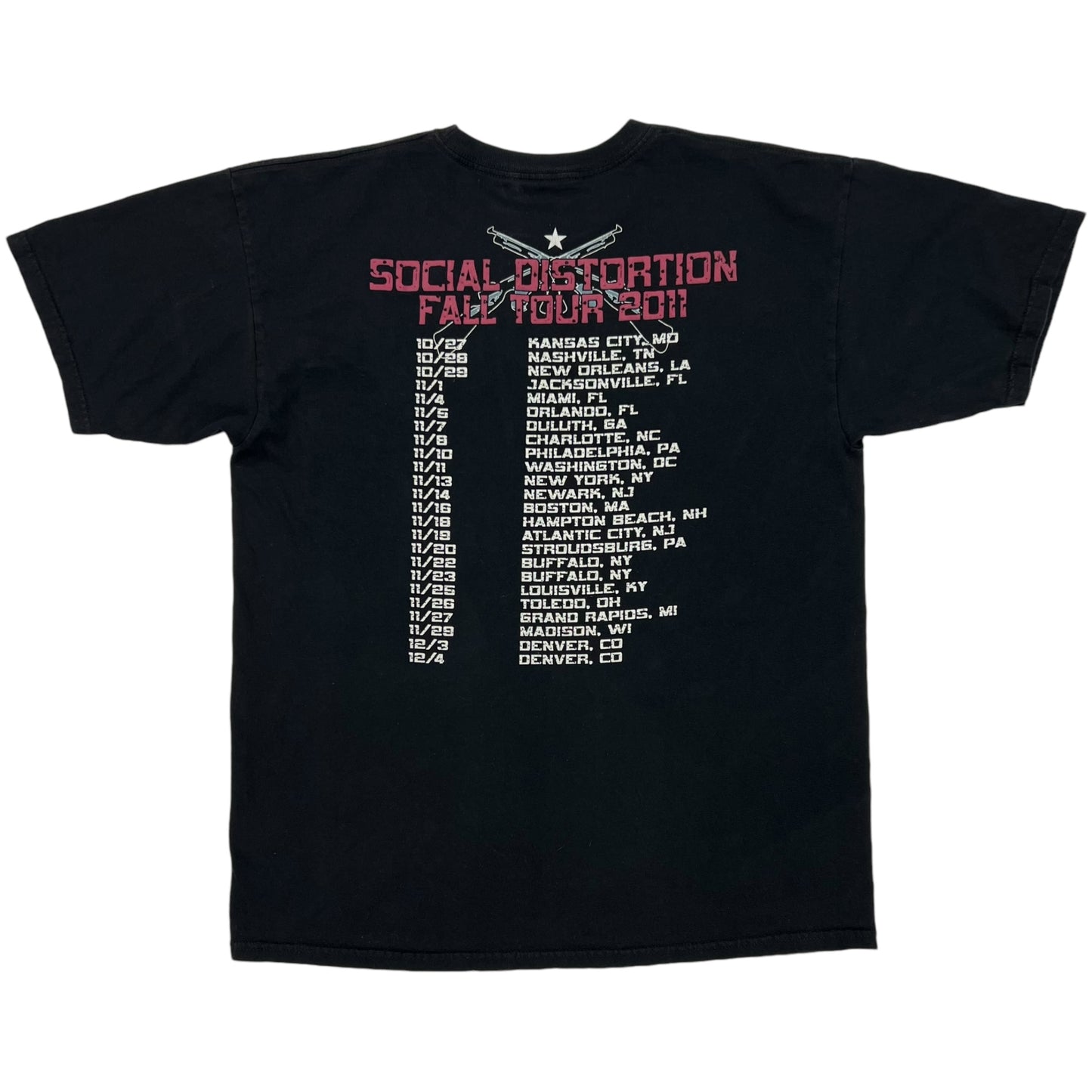 2011 Social Distortion fall tour band tee (L)