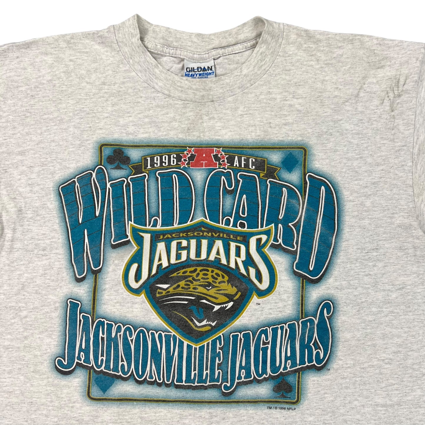 Vintage 1996 Jacksonville Jaguars Wild Card NFL tee (XL)