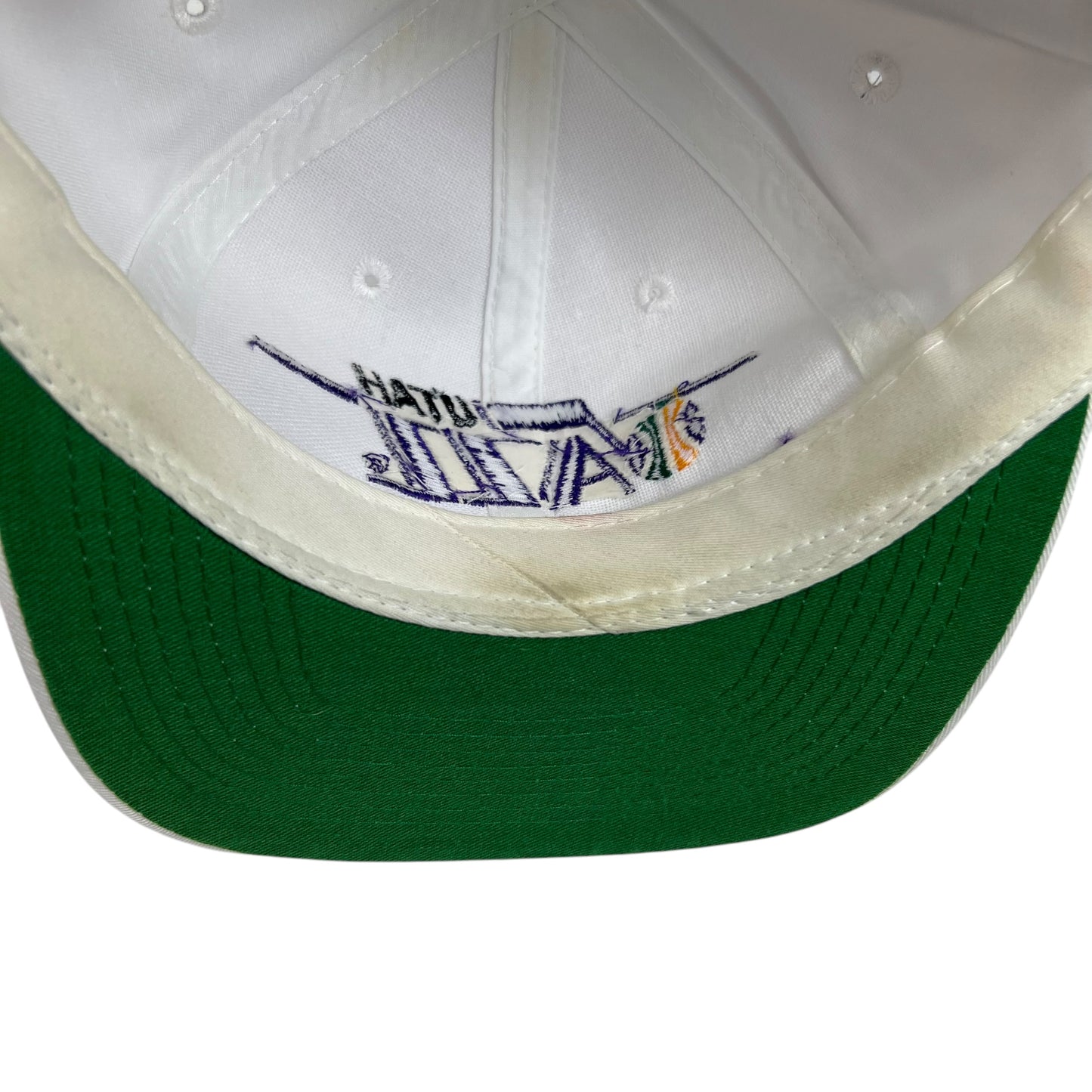 Vintage 90s The Game Utah Jazz Split Bar SnapBack