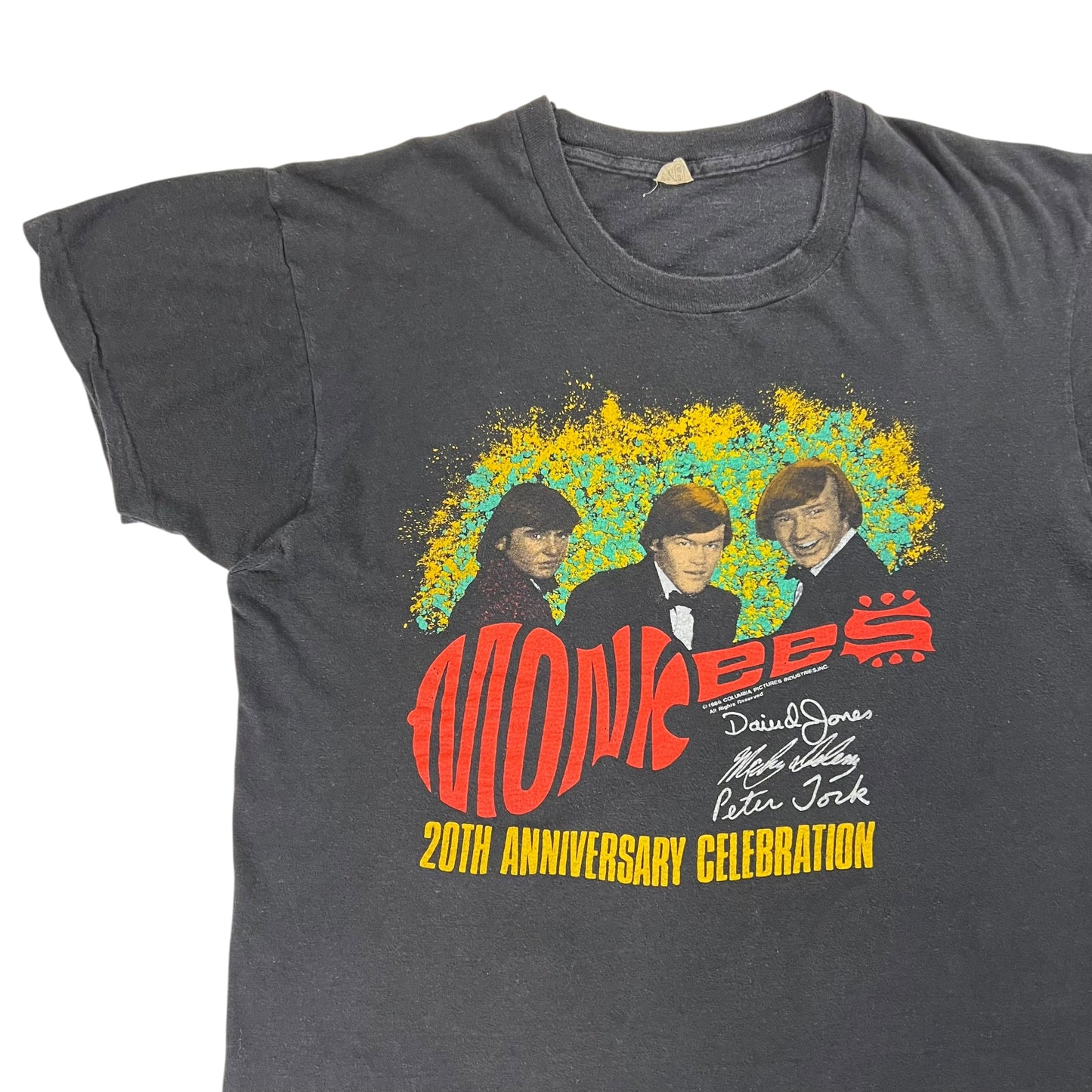 Vintage 1986 The Monkees 20th anniversary world tour tee (M)