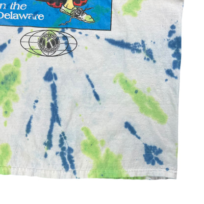 Vintage 1999 Derrière in the Delaware tie dye tee (XL)