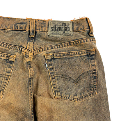 Vintage Y2K Levi’s Silver Tab overdye women’s baggy denim jeans (27x30)
