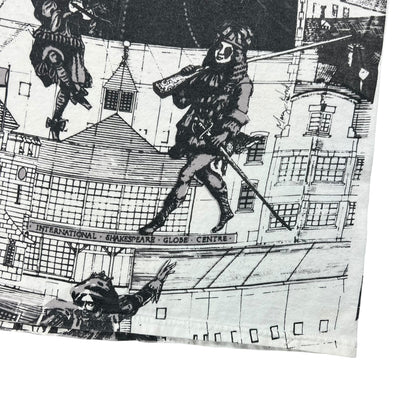 Vintage 90s William Shakespeare all over print tee (L)