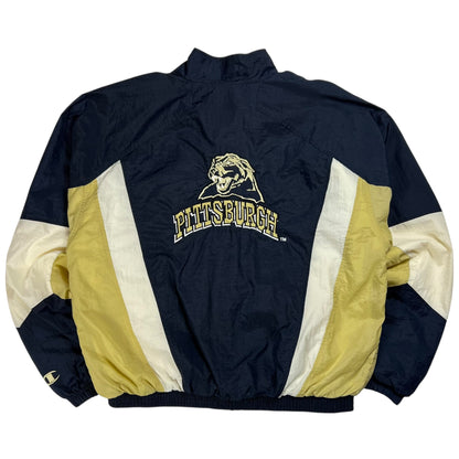 Vintage 90s Champion University of Pittsburgh Pitt Panthers wind breaker (L)