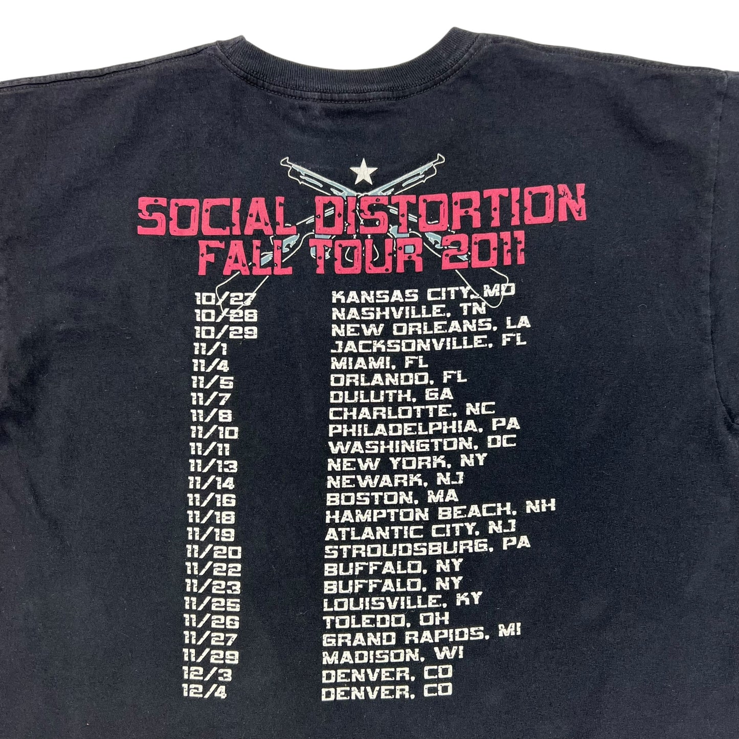 2011 Social Distortion fall tour band tee (L)