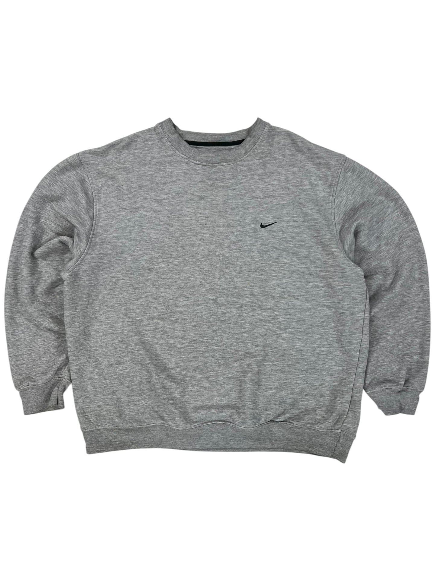 Vintage Y2K Nike mini swoosh grey crewneck (XL)