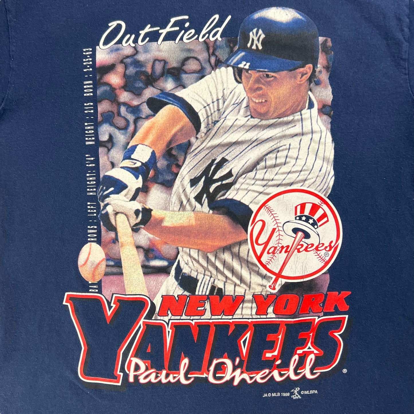 Vintage 1998 New York Yankees Paul O’Neill tee (M)